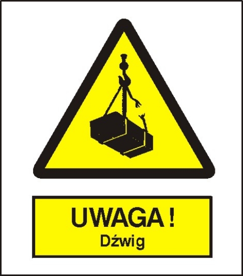Uwaga! Dźwig